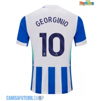 Camisa de time de futebol Brighton Georginio Rutter #10 Replicas 1º Equipamento 2025-26 Manga Curta